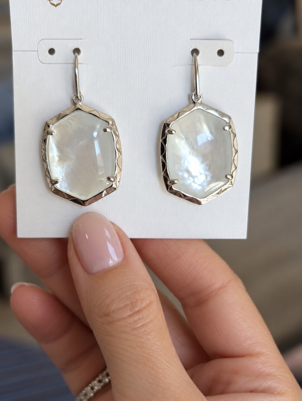 Daphne Silver Drop Earrings